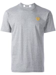 Comme Des Garçons Play t-shirt à patch cœur logo - Gris