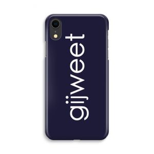 Gijweet: iPhone XR Volledig Geprint Hoesje