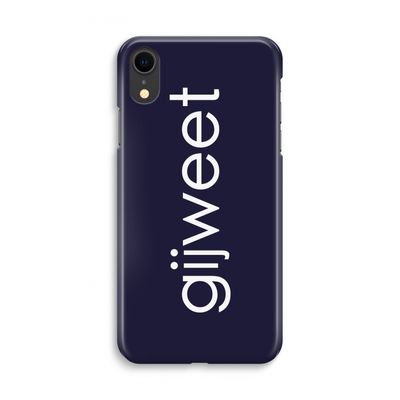 Gijweet: iPhone XR Volledig Geprint Hoesje