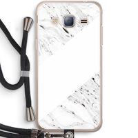 Biggest stripe: Samsung Galaxy J3 (2016) Transparant Hoesje met koord
