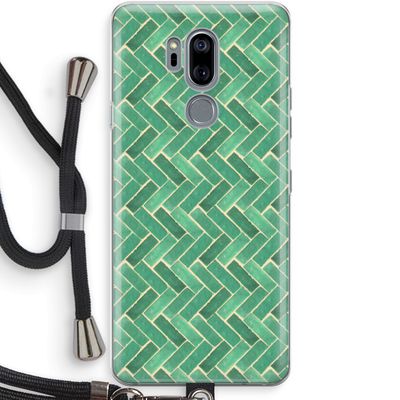 Moroccan tiles 2: LG G7 Thinq Transparant Hoesje met koord