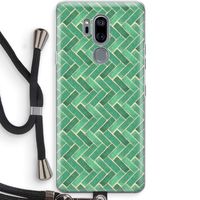 Moroccan tiles 2: LG G7 Thinq Transparant Hoesje met koord