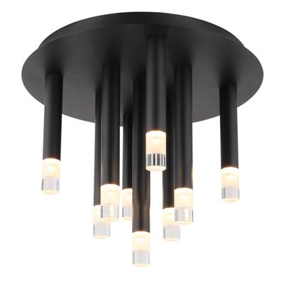 Globo Design plafondlampRyan 9-lichts zwart - 15629-9D