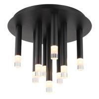 Globo Design plafondlampRyan 9-lichts zwart - 15629-9D