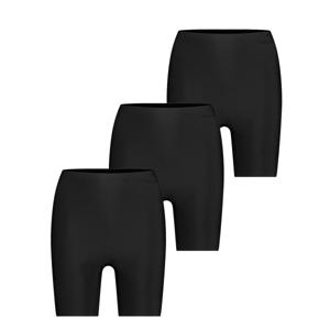Ten Cate Secrets High Waist Long Short 3-pack Zwart-S