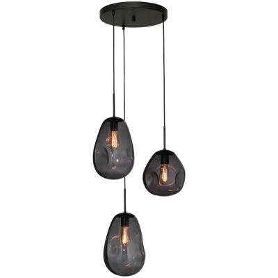 Masterlight Pendel hanglampLava 3x smoke glas - 2762-05-35-3-05-001