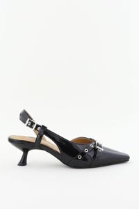 Ganni pumps slingback S2638 zwart