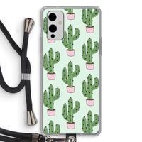 Cactus Lover: OnePlus 9 Transparant Hoesje met koord