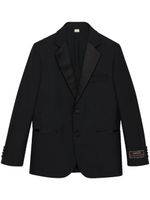 Gucci blazer à logo GG appliqué - Noir - thumbnail