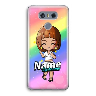 Chibi Maker vrouw: LG G6 Transparant Hoesje