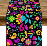 13*72 Table Cloth Mexican Art Table Tarps Party Decorations