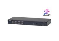 ATEN 16-poorts multi-interface (DisplayPort, HDMI, DVI, VGA) Cat 5 KVM-switch