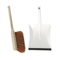 Benson Stoffer en wit blik combinatie - buiten - Hout met kokosvezels - Metalen blik 22 x 22 cm