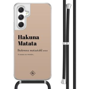 Samsung Galaxy A54 hoesje met koord - Hakuna matata