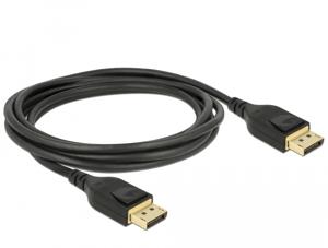 Delock 85661 DisplayPort-kabel 8K 60 Hz 3 m DP 8K gecertificeerd