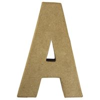 Papier mache letter A
