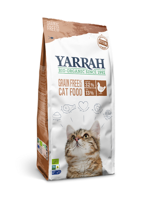 Yarrah bio kattenvoer graanvrij kip & vis 6kg