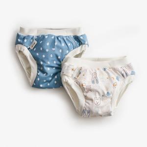 Vimse Oefenbroekjes Blue Dots / White Teddy | 2 stuks XL