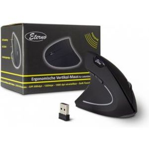 Inter-Tech KM-206L muis RF draadloos + USB Optisch 1600 DPI Ambidextrous