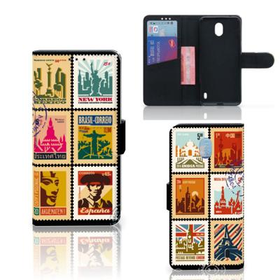 Nokia 1 Plus | Flip Cover | Postzegels