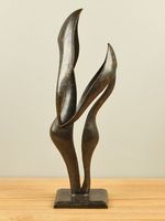Bronzen beeld Abstract Duo, 45 cm