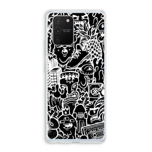 Vexx Black Mixtape: Samsung Galaxy S10 Lite Transparant Hoesje