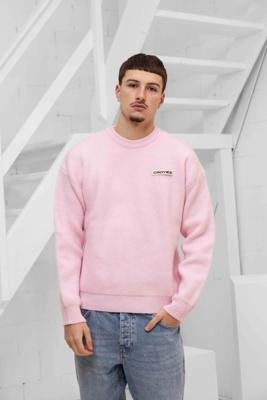 Croyez Etiquette Knit Sweater Heren Roze - Maat XL - Kleur: Roze | Soccerfanshop