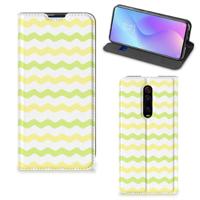 Xiaomi Mi 9T Pro | Hoesje met Magneet | Waves Yellow