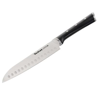 Santoku-mes Tefal K23206 18 cm Zwart Medium Roestvrij staal