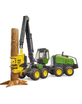 Bruder John Deere Harvest 1270 G met boomstam