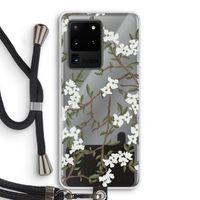 Blossoming spring: Samsung Galaxy S20 Ultra Transparant Hoesje met koord