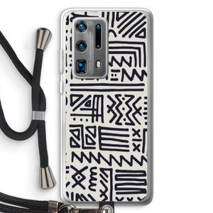 Marrakech print: Huawei P40 Pro Plus Transparant Hoesje met koord
