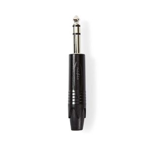 Nedis 6,35 mm Audioconnector - COTP23901BK - Zwart