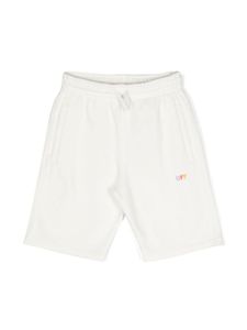 Off-White Kids short à rayures Diag - Blanc