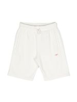 Off-White Kids short à rayures Diag - Blanc