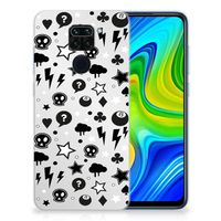 Silicone Back Case Xiaomi Redmi Note9 Silver Punk - thumbnail