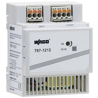 WAGO 787-1212 DIN-rail netvoeding 24 V 2.5 A 60 W Aantal uitgangen:1 x Inhoud 1 stuk(s)