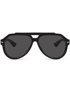 Dolce & Gabbana Eyewear lunettes de soleil Lusso Sartoriale - Noir