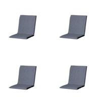Stapelstoel kussen outdoor Manchester denim grijs (4 stuks) Madison - Madison