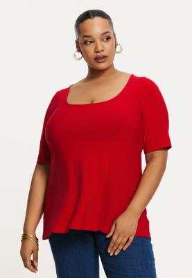 Yoek Shirt | Rood | Maat 58/60