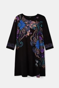 T-shirtjurk met paisleyprint - BLACK - L