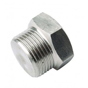 plug buitendraad 3/8" inox