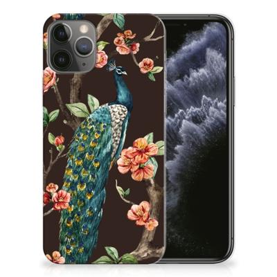 Apple iPhone 11 Pro | TPU Hoesje | Pauw met Bloemen