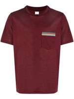 Paul Smith chemise en coton à rayures signature - Rouge