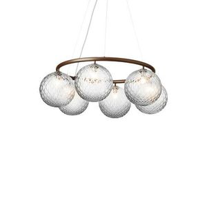 Nuura Miira 6 Circular Hanglamp - Brons - Helder