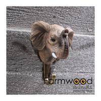 Farmwood Animals Kapstok haak hook'd! olifant 6,5x9x11cm