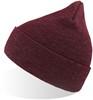 Atlantis AT703 Wind Beanie - Burgundy-Melange - One Size