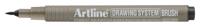Fineliner artline technisch brush zwart | 12 stuks