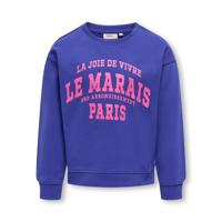Kids ONLY zomer sweatshirt L/S meisjes - kobalt blauw - Kogditte Kids ONLY zomer sweatshirt L/S meisjes - kobalt blauw - Kogditte