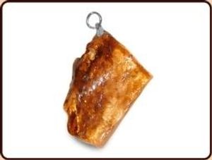 Edelsteenhanger barnsteen amber